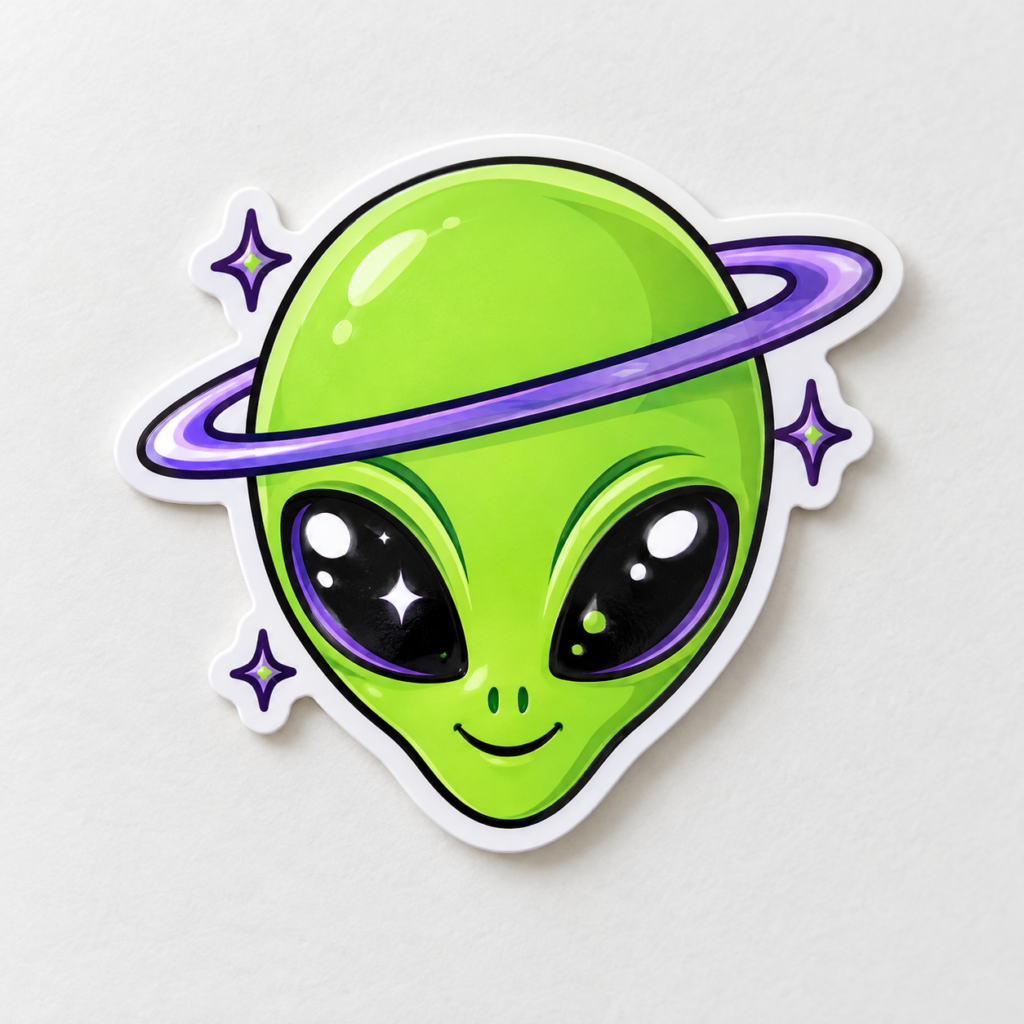 Alien Sticker