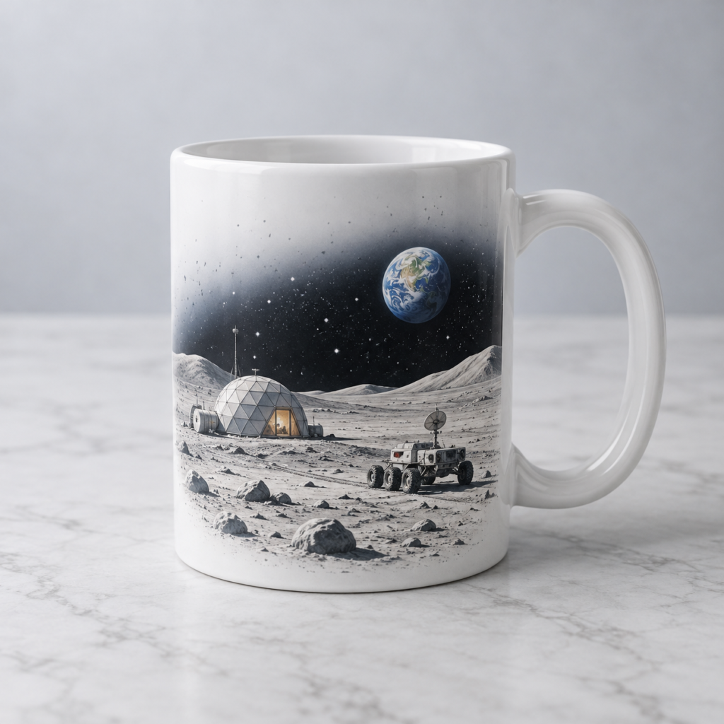Moon Base Mug